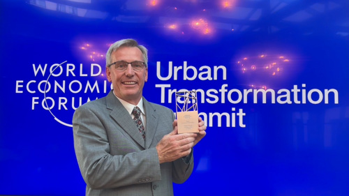 Rick Sporrer, President of the North America Region, Danfoss modtog prisen på vegne af ProjectZero