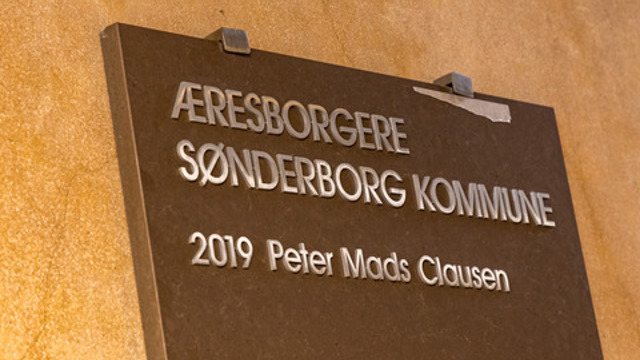 Peter M. Clausen: Æresborger i Sønderborg Kommune